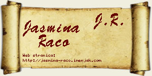 Jasmina Raco vizit kartica